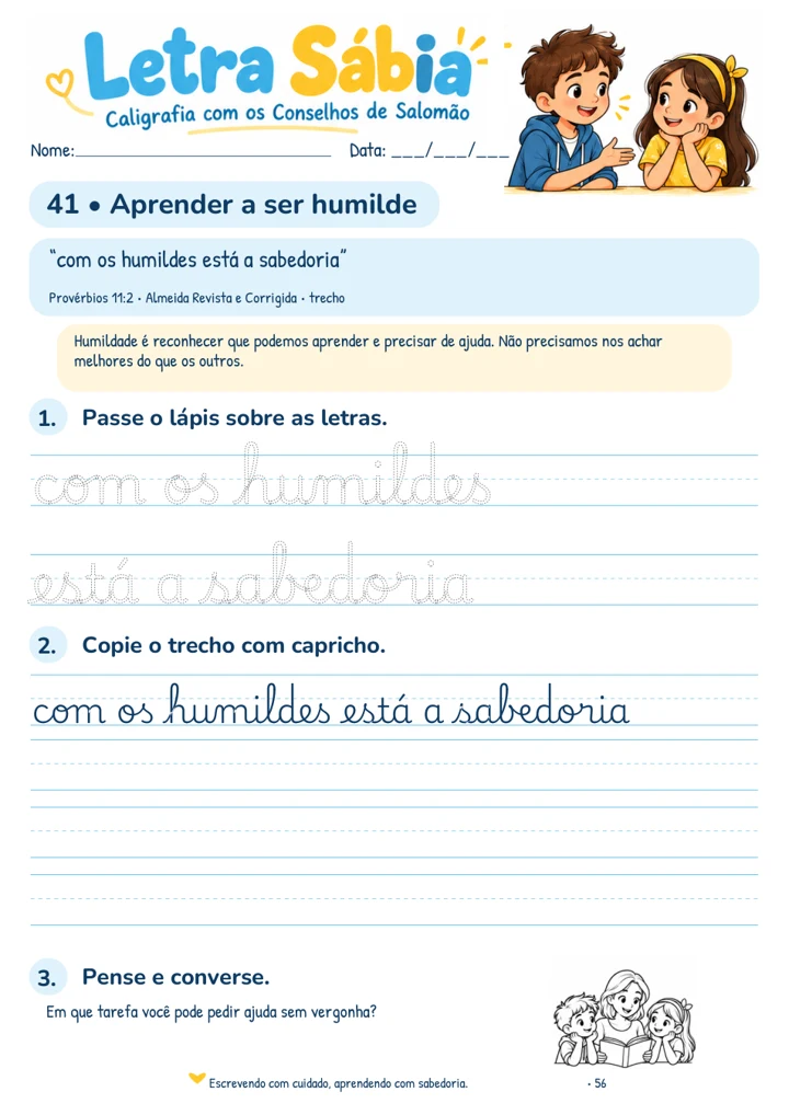 Página 56 do caderno